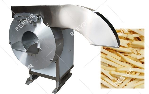 Potato French fries cutting machine