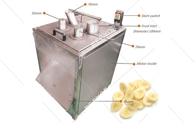 Banana Chips Cutting Machine/ Fruit Slice Vegetable Cutting Machine 
