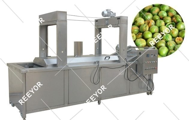 Snack Food Frying Machine Automatic Continuous Conveyor Belt