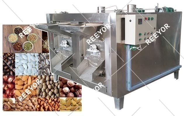 Electric Almond Nut Roasting Machine